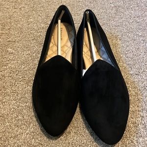 New NIB Birdies the Heron black suede size 8